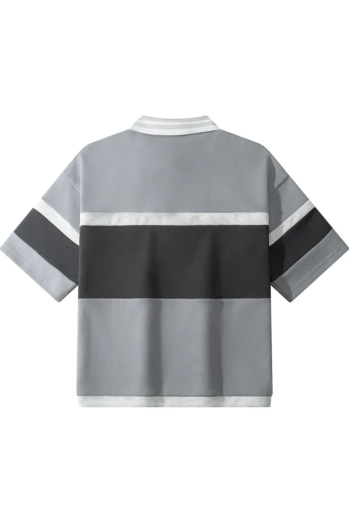 Рубашка поло YMKASHIX серый/темно-серый