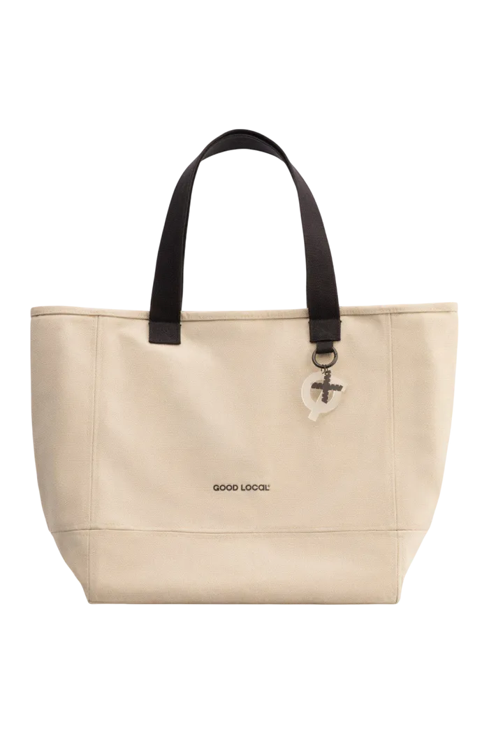 Shopper Canvas Line Dark Beige сумка