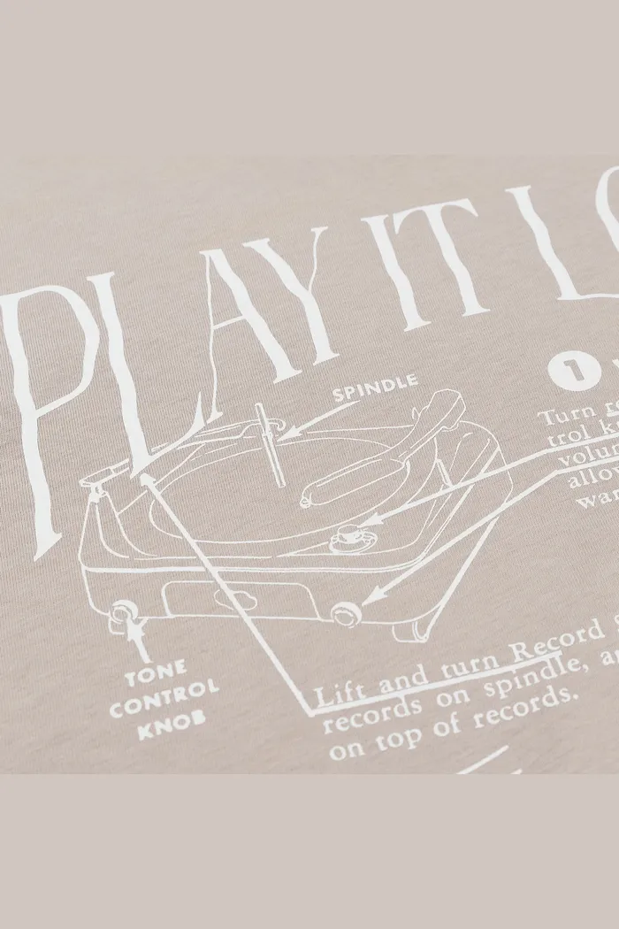 LOUD RLXD HW LS TEE grey.beige лонгслив