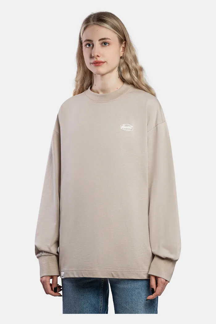 LOUD RLXD HW LS TEE grey.beige лонгслив