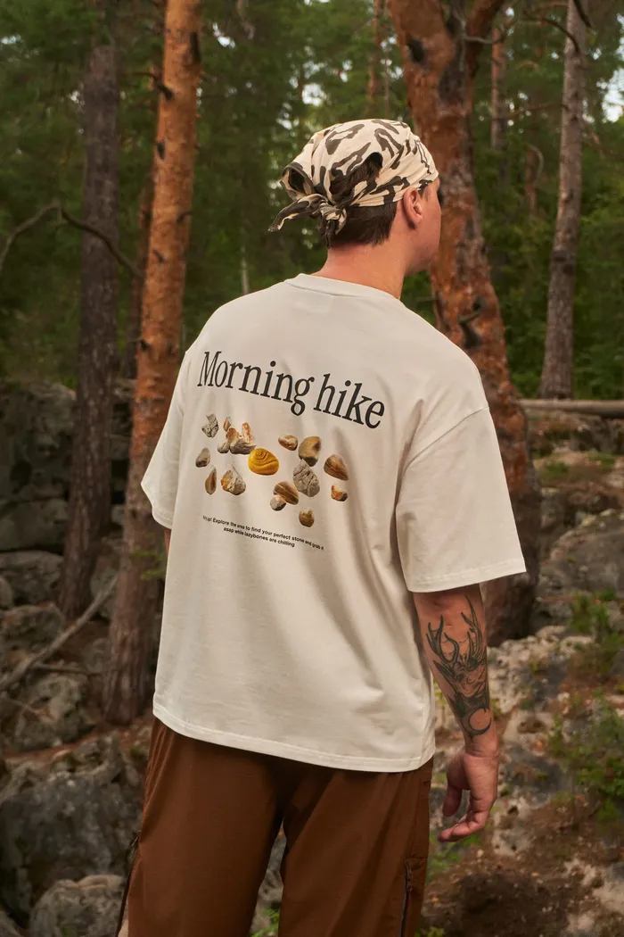 Футболка Stone Shapes T-shirt Milk