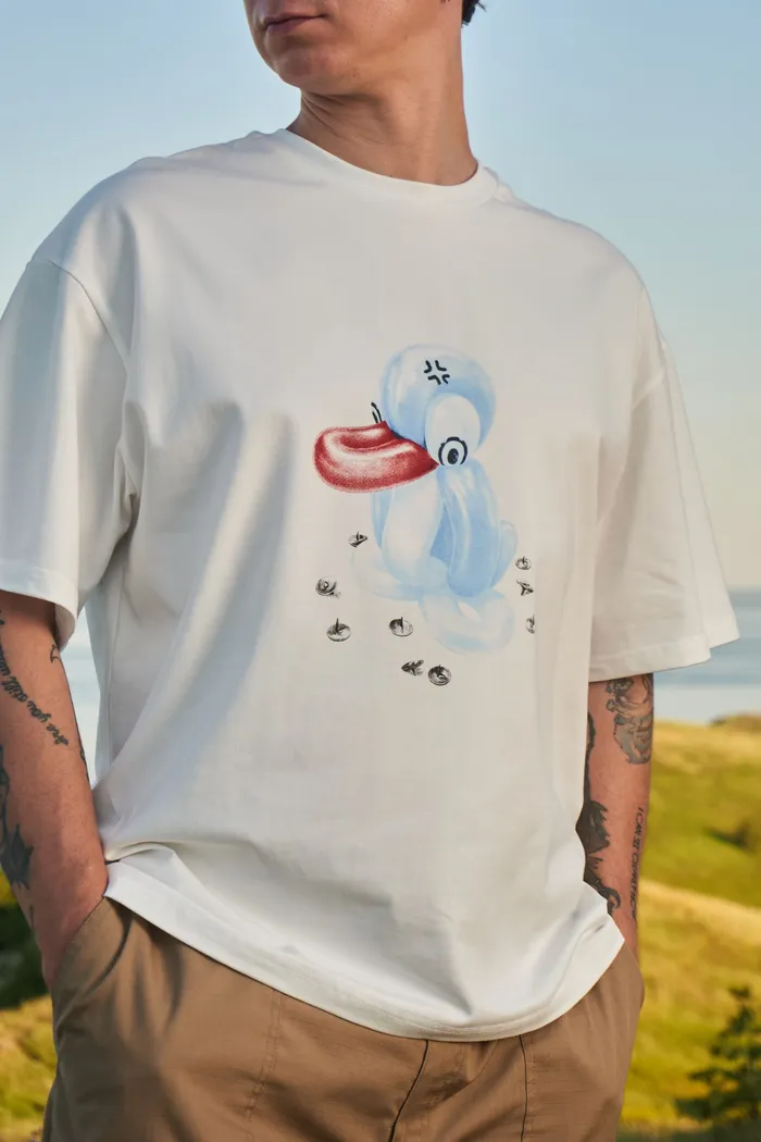 Футболка Balloon Penguin T-shirt Milk