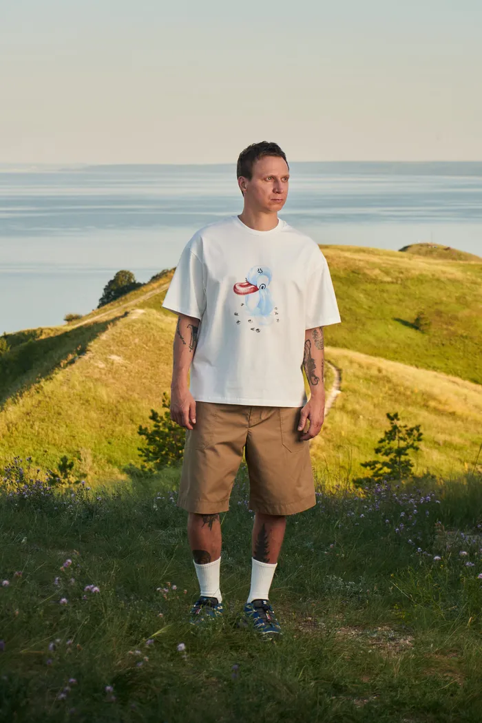 Футболка Balloon Penguin T-shirt Milk