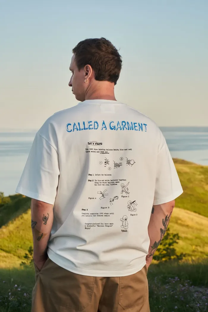 Футболка Balloon Penguin T-shirt Milk