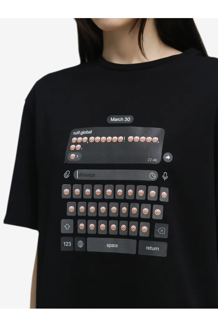 Футболка Clown Keyboard T-Shirt Black