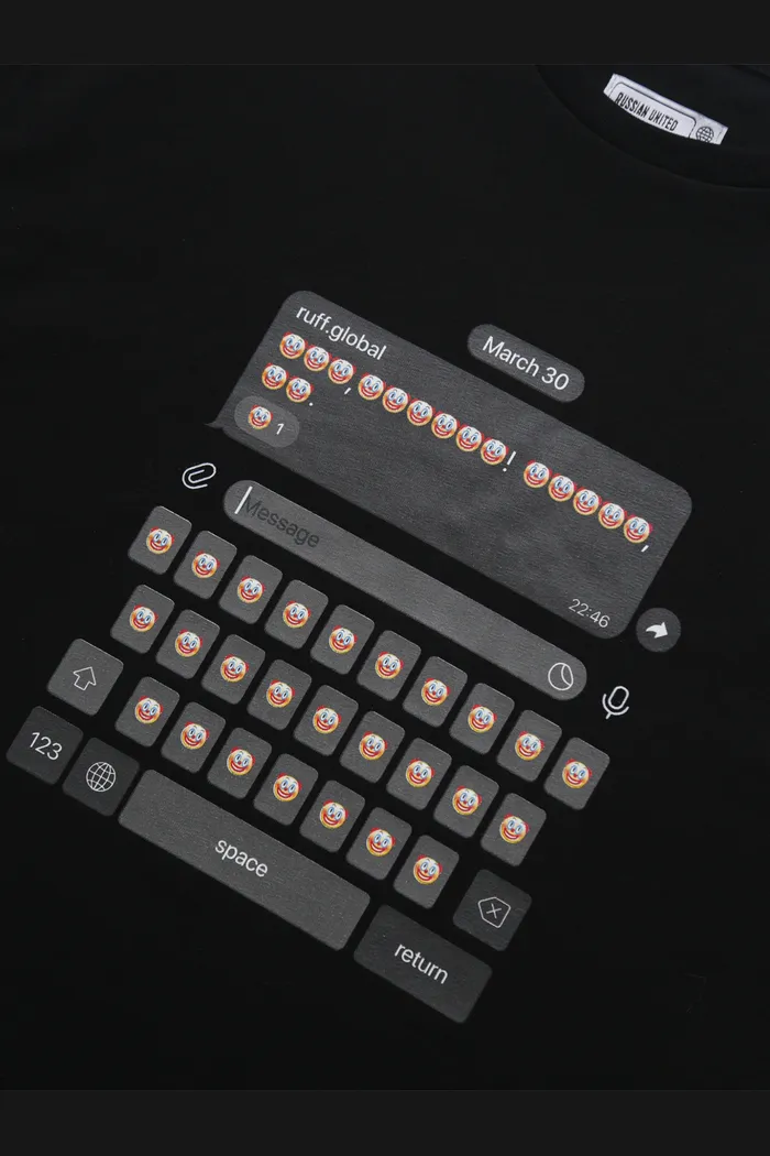 Футболка Clown Keyboard T-Shirt Black
