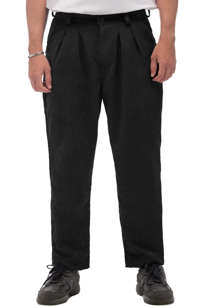 Чиносы ZRD Classic Velvet черные мужские