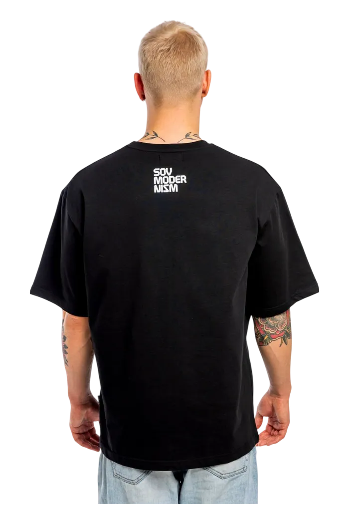 Футболка C7-0526 Забор blk man