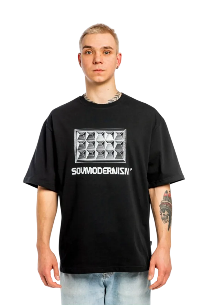 Футболка C7-0526 Забор blk man