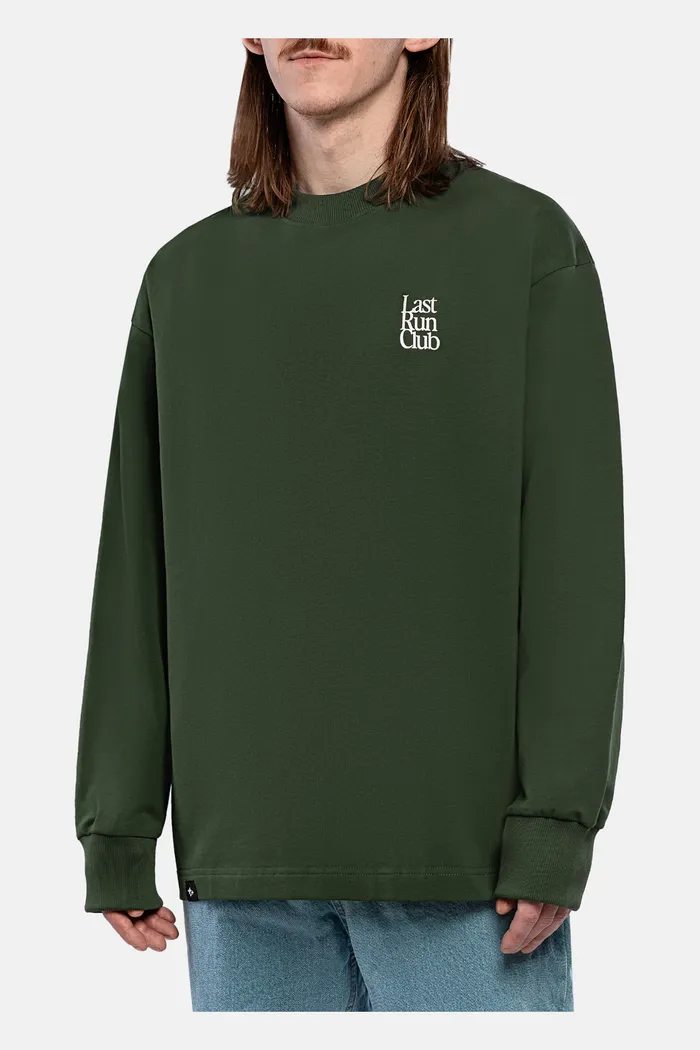 LAST RUN RLXD FIRM LS TEE dk.olive лонгслив