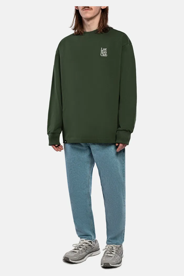 LAST RUN RLXD FIRM LS TEE dk.olive лонгслив