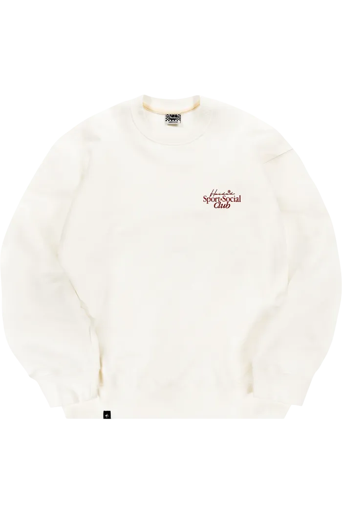 NICE BEAVER RLXD HW SWT ecru свитшот