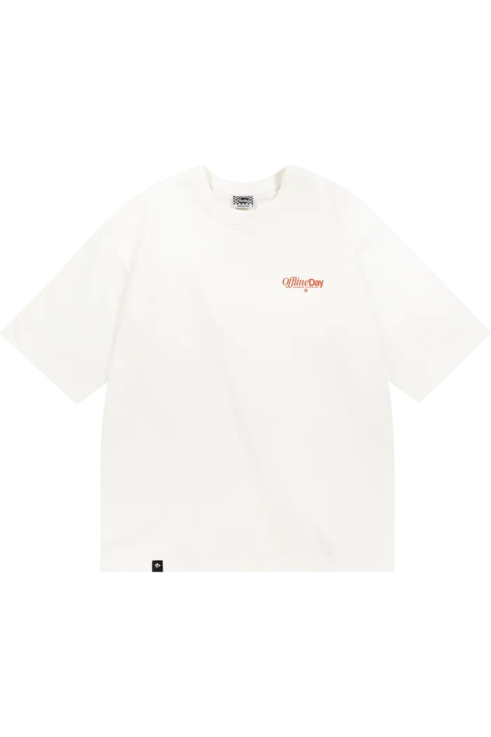 OFFLINE DAY RLXD HW TEE ecru футболка