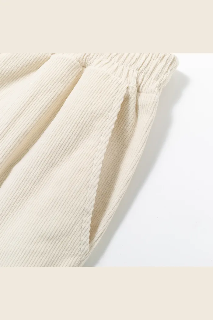 Брюки YMKASHIX velvet 6.1 белые