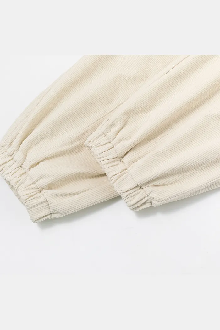 Брюки YMKASHIX velvet 6.1 белые