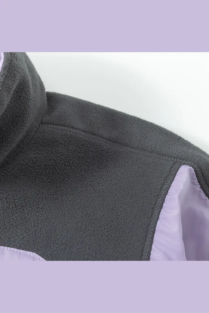 Куртка флисовая YMKASHIX Ranger серый/пурпурный