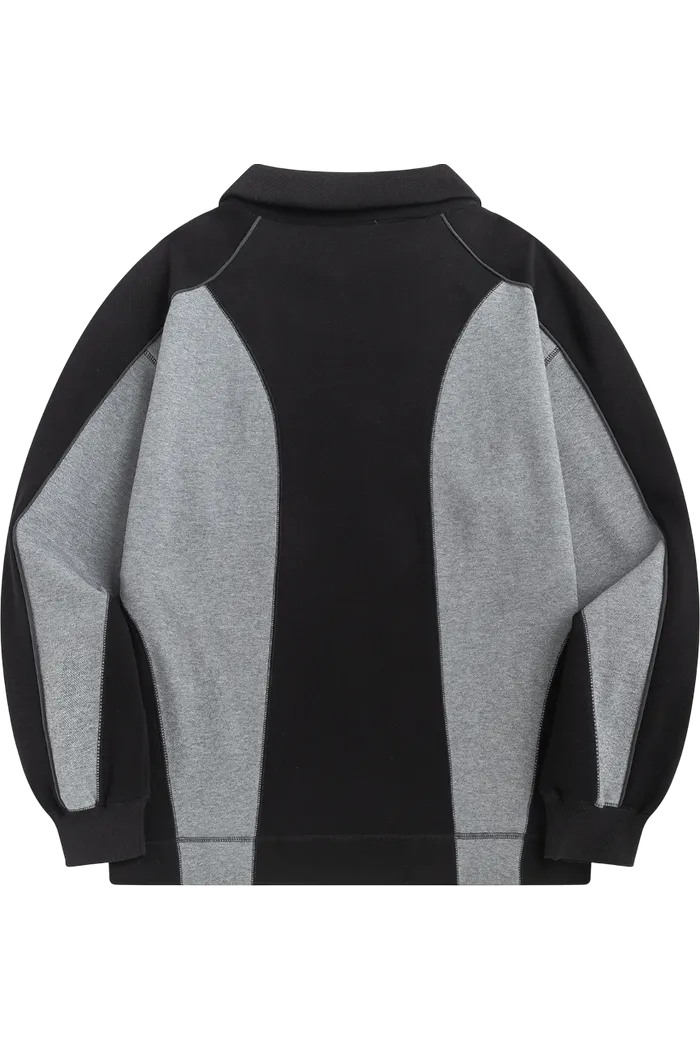 Свитшот YMKASHIX College star черный/серый