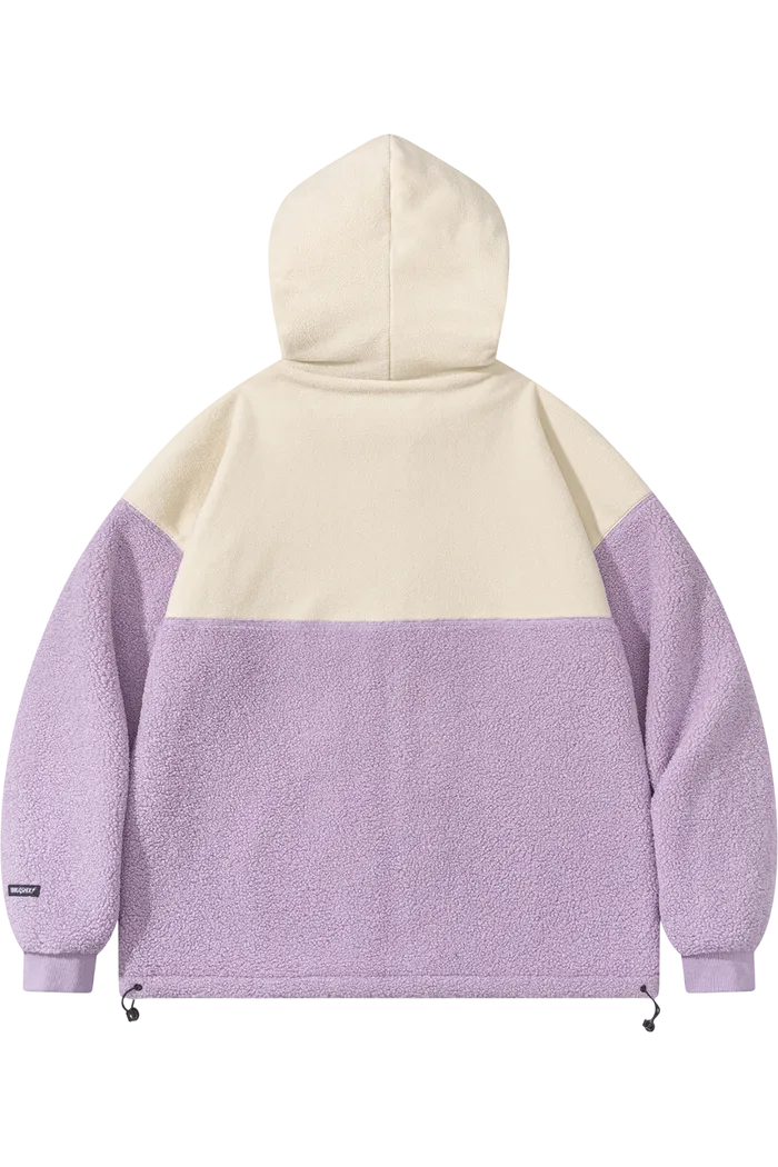 Худи YMKASHIX Little Lamb Zip белый/фиолетовый