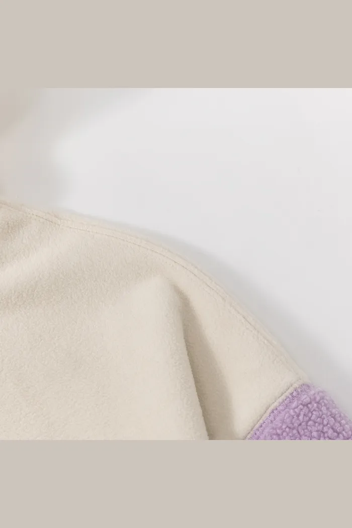 Худи YMKASHIX Little Lamb Zip белый/фиолетовый