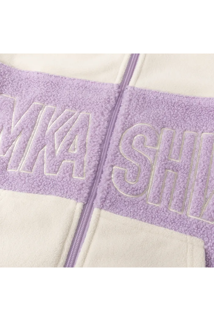 Худи YMKASHIX Little Lamb Zip белый/фиолетовый