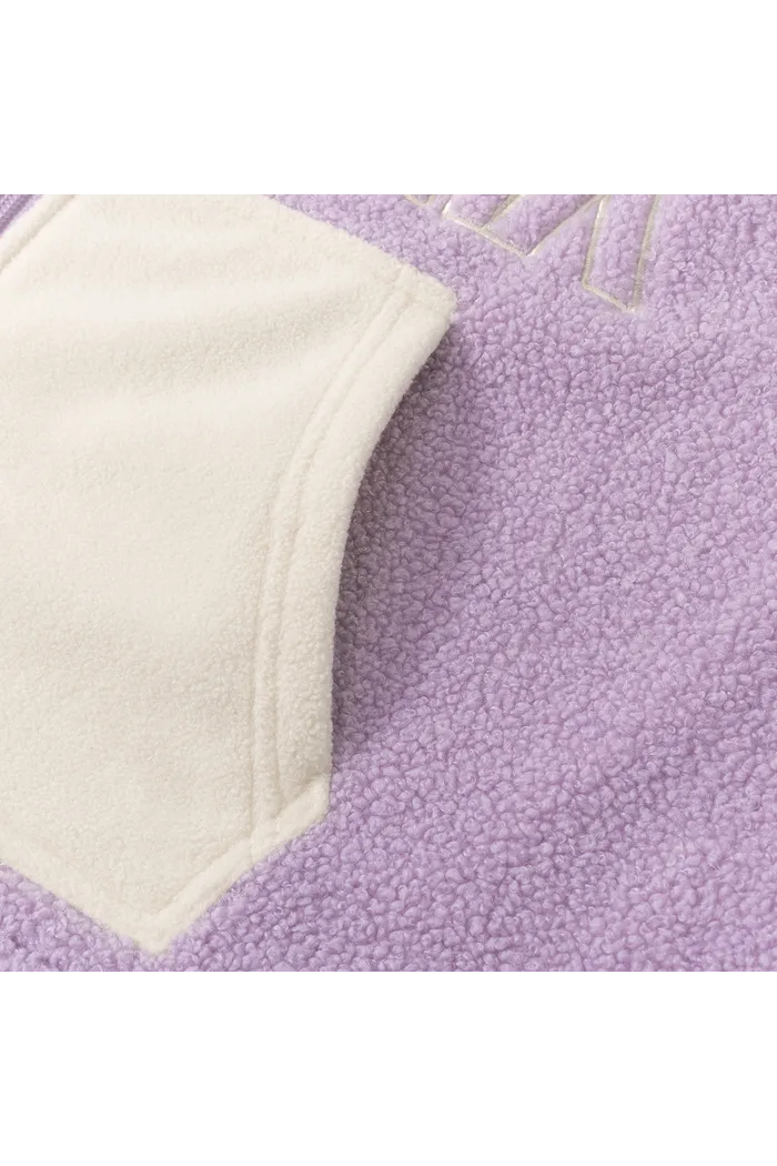 Худи YMKASHIX Little Lamb Zip белый/фиолетовый