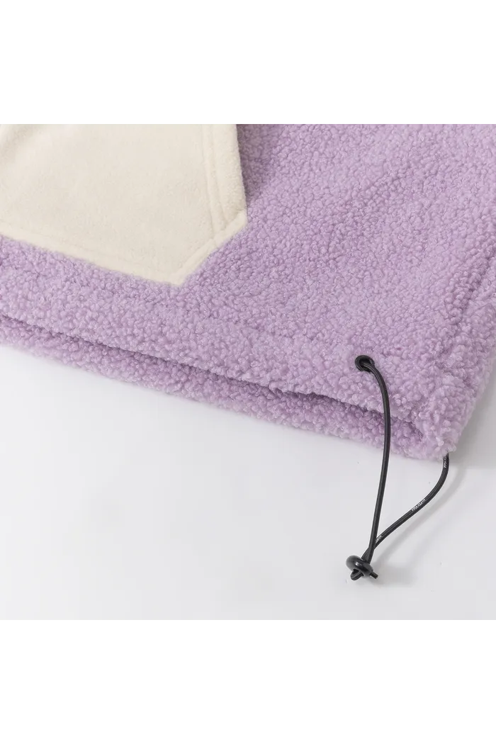 Худи YMKASHIX Little Lamb Zip белый/фиолетовый