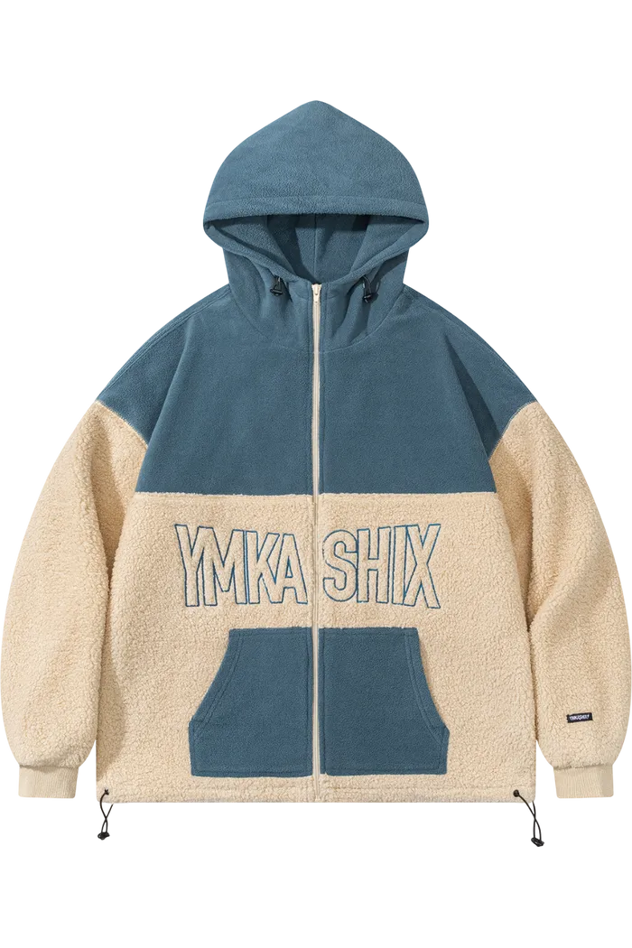 Худи YMKASHIX Little Lamb Zip бежевый/синий