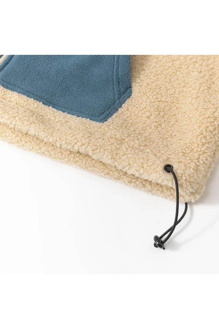 Худи YMKASHIX Little Lamb Zip бежевый/синий