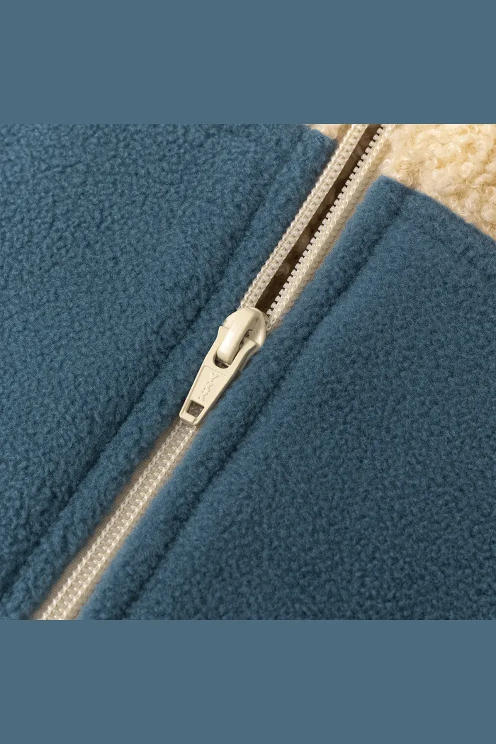 Худи YMKASHIX Little Lamb Zip бежевый/синий