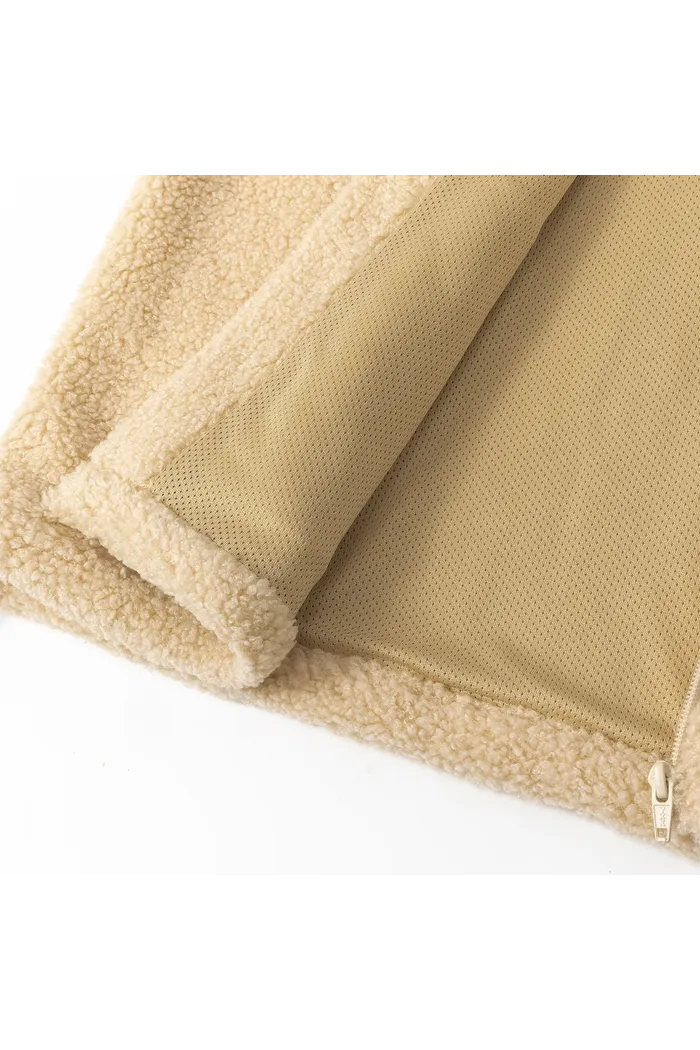 Худи YMKASHIX Little Lamb Zip бежевый/синий