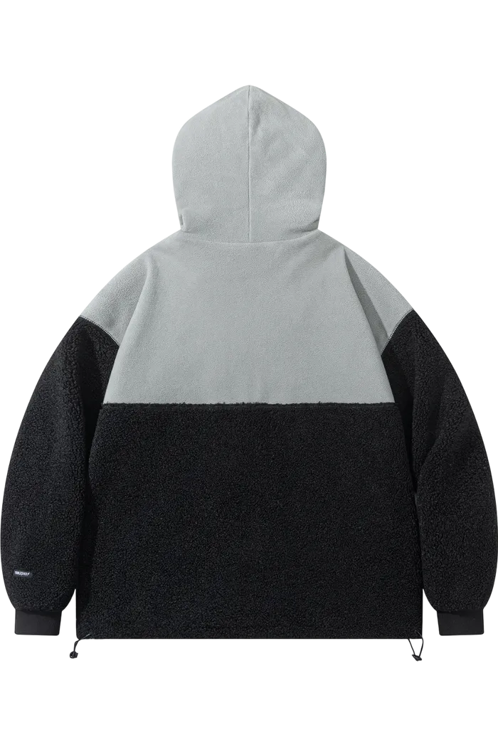 Худи YMKASHIX Little Lamb Zip черный/серый