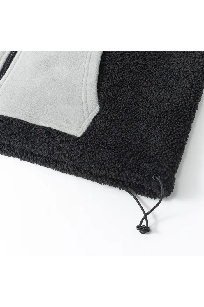 Худи YMKASHIX Little Lamb Zip черный/серый