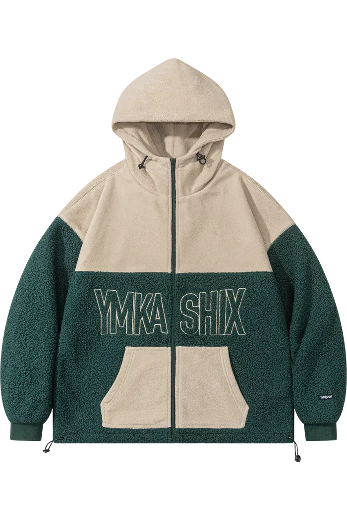 Худи YMKASHIX Little Lamb Zip песочный/зеленый