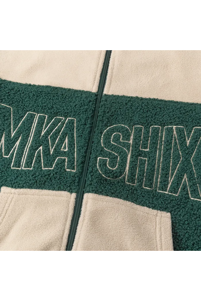Худи YMKASHIX Little Lamb Zip песочный/зеленый