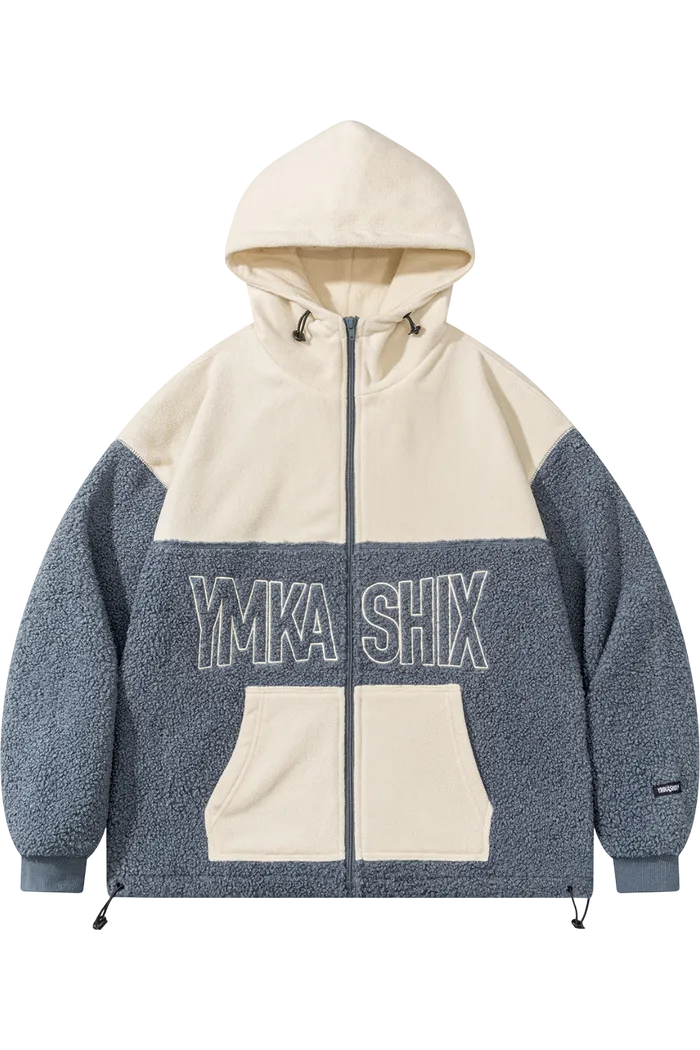 Худи YMKASHIX Little Lamb Zip серо-синий/белый