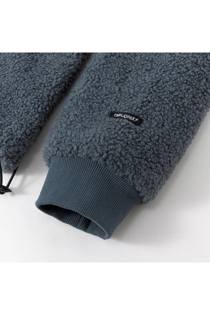 Худи YMKASHIX Little Lamb Zip серо-синий/белый