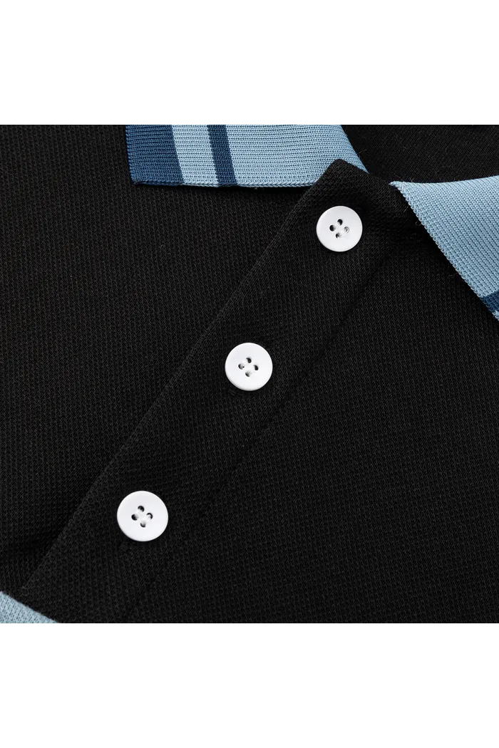 Рубашка поло YMKASHIX пыльно-синий