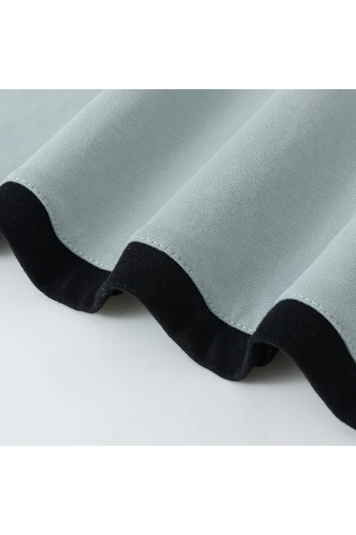 Футболка YMKASHIX HELLCOME logo серо-синяя