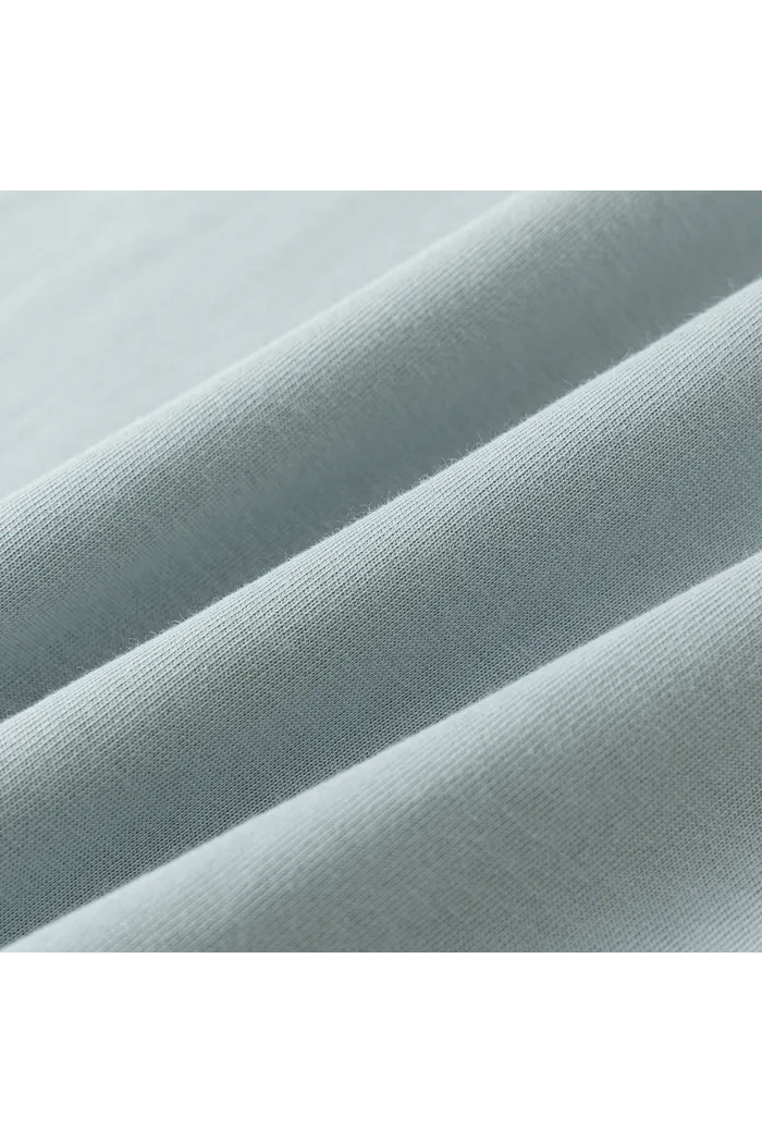 Футболка YMKASHIX HELLCOME logo серо-синяя