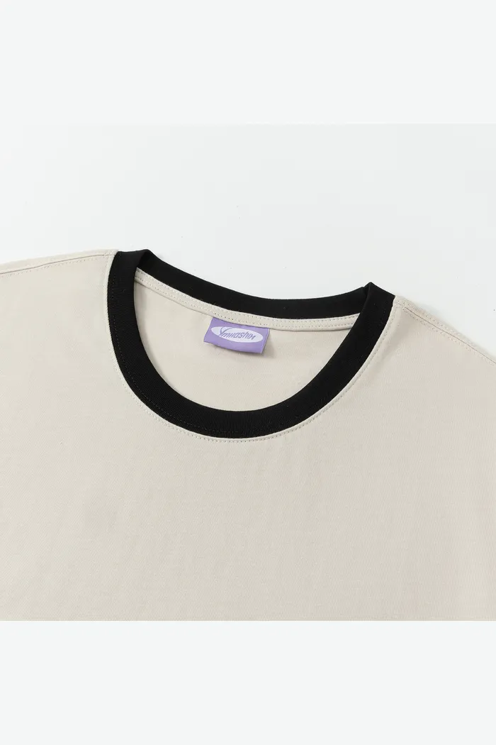 Футболка YMKASHIX HELLCOME logo кремовый