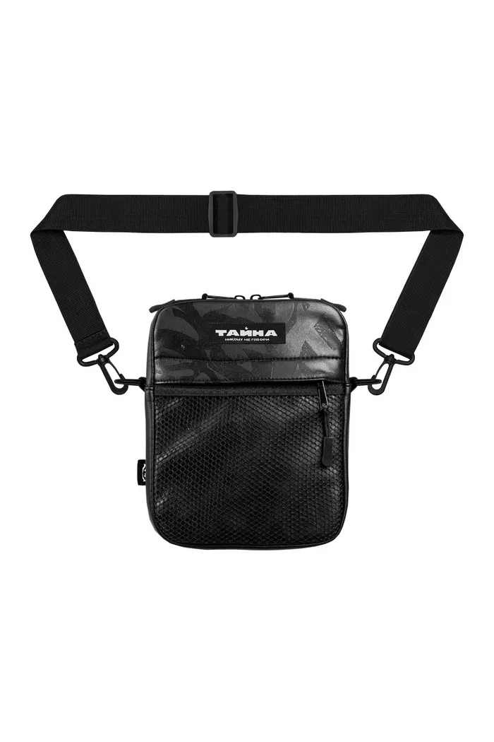 Сумка через плечо ТАЙНА x ЗУКО черный/экокожа/черный принт