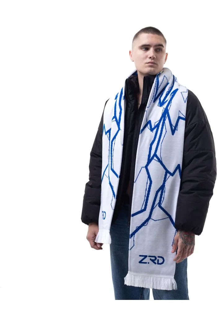 Шарф Flash белый мужской