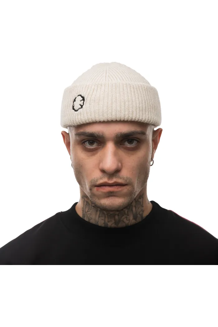 Шапка Logo бежевая мужская