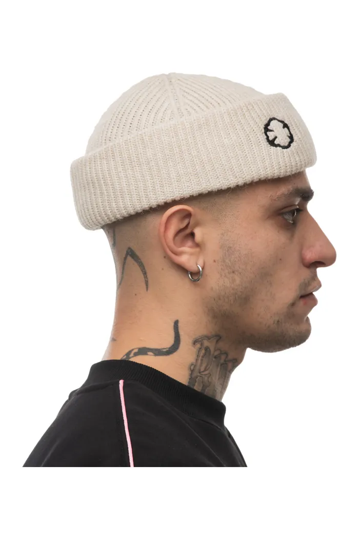 Шапка Logo бежевая мужская