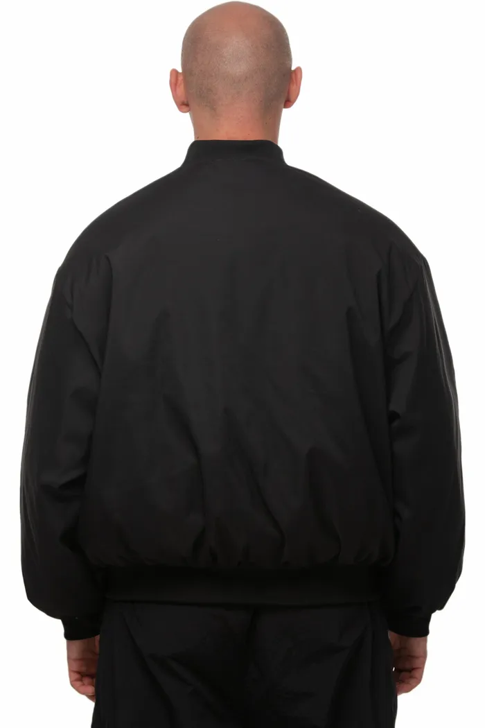 Бомбер Hood weather черный мужской