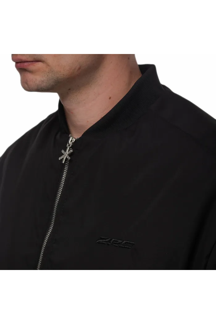 Бомбер Hood weather черный мужской