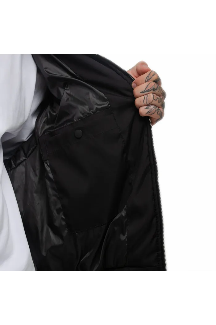 Бомбер Hood weather черный мужской