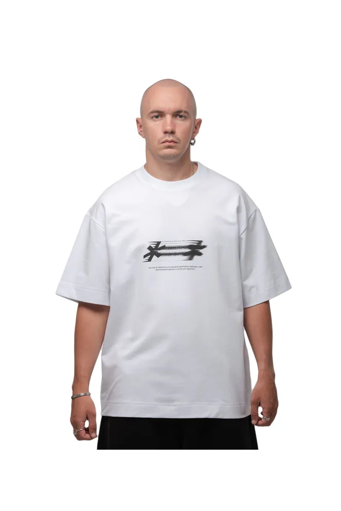 Футболка Hood weather белая мужская