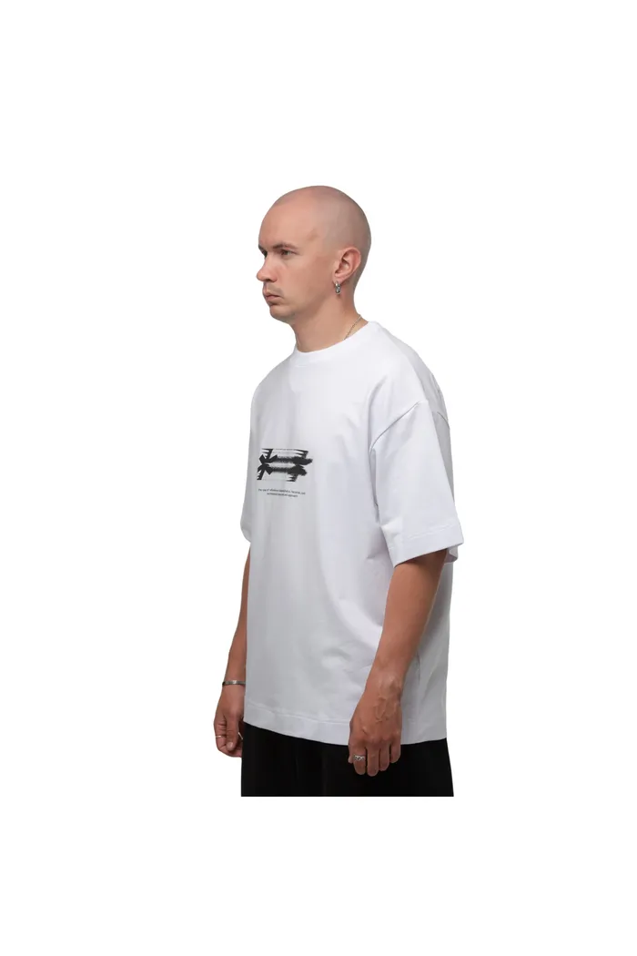 Футболка Hood weather белая мужская