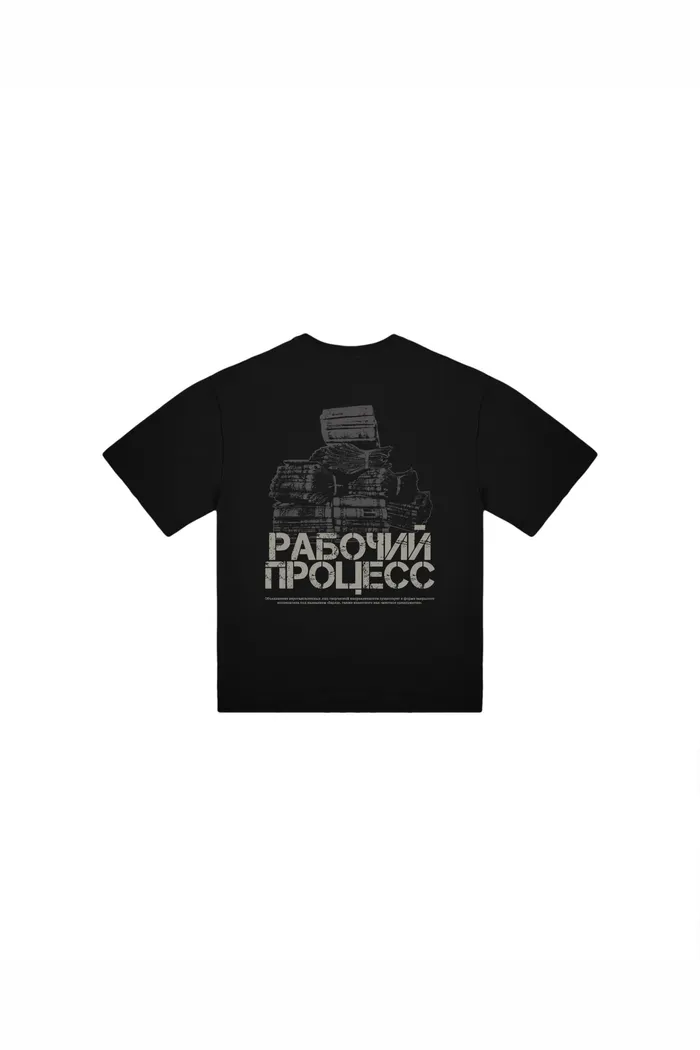 Футболка Workflow черная мужская